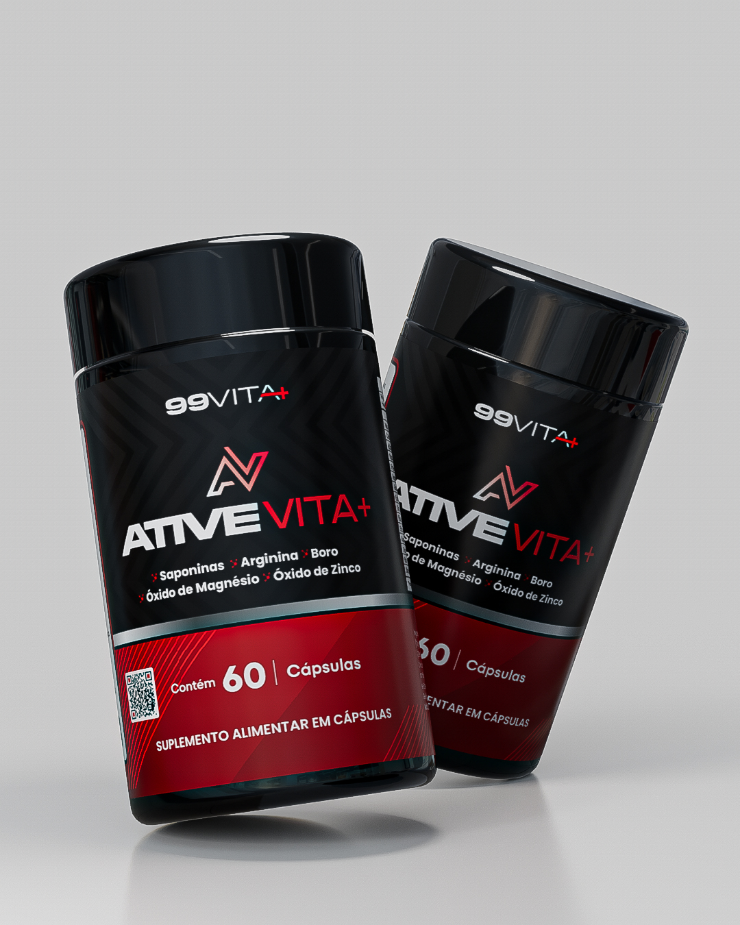 FRASCOS MOCKUP 3D - ATIVEVITA - FUNDO CLARO INCLINADOS