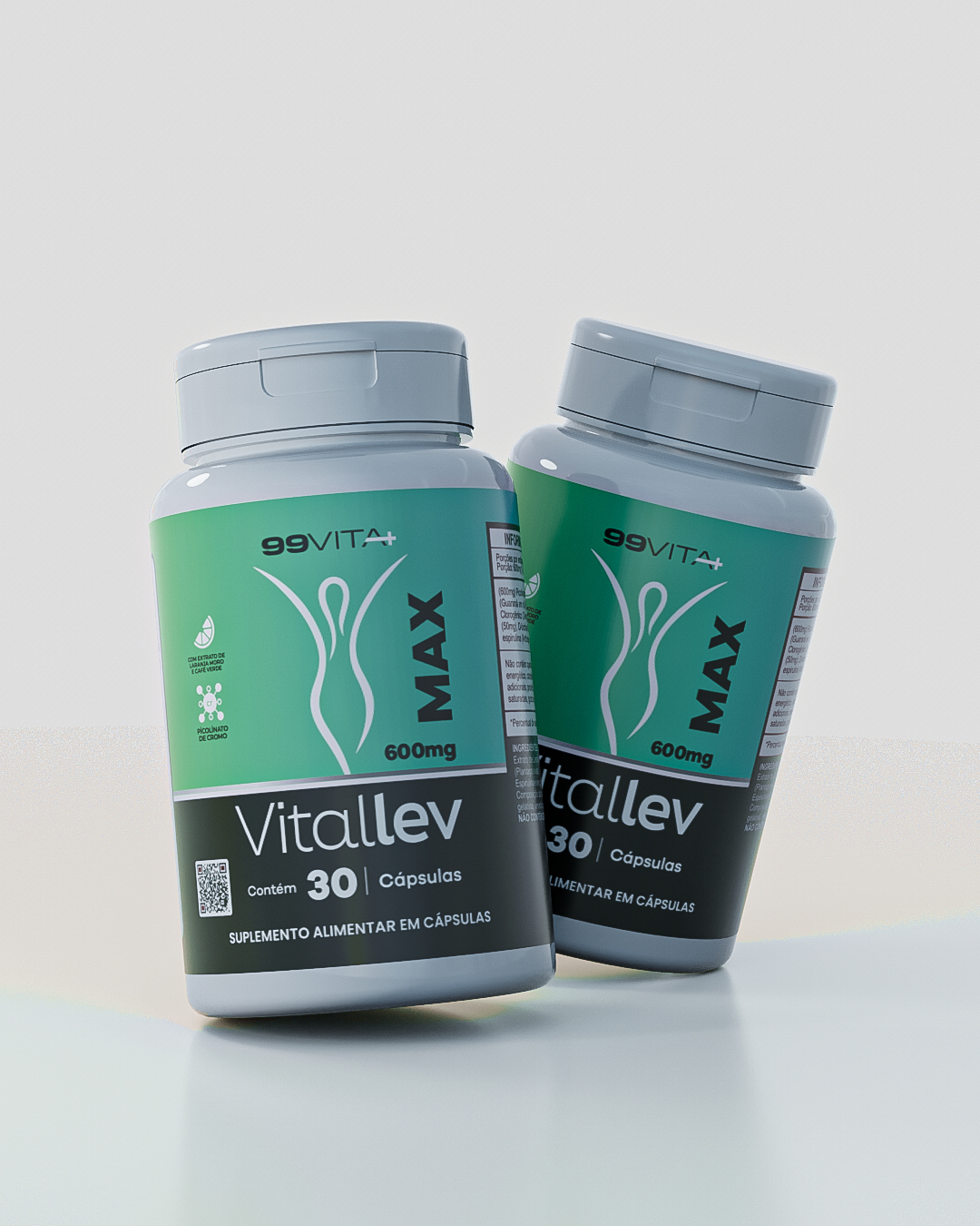 FRASCOS MOCKUP 3D - VITALLEV MAX-FUNDO CLARO INCLINADOS